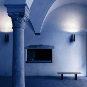 Svítidlo Rotaliana černá ocel/hliník