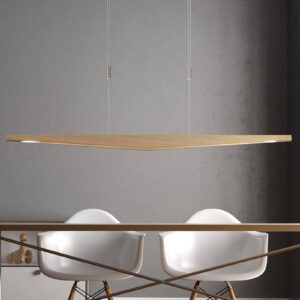 Svítidlo Rothfels dub přírodní/niklová matná dub/hliník/ocel/mosaz