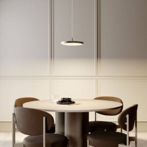 Svítidlo Rothfels niklová matná/dub přírodní Hliník/ocel/mosaz/dubová dýha