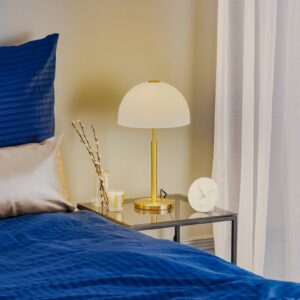 Svítidlo Rothfels opálově bílá/mosaz matná sklo/mosaz/nerezová ocel