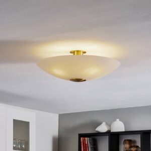 Svítidlo Rothfels opálově bílá/mosaz matná sklo/mosaz/nerezová ocel