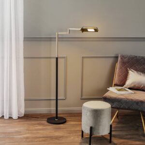 Svítidlo Rothfels černá/niklová matná mosaz/nerezová ocel/hliník