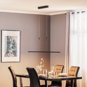 Svítidlo Rothfels černý/chrom hliník/ocel/mosaz