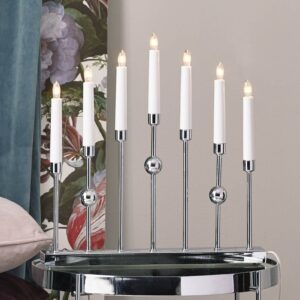 Svítidlo STAR TRADING chrom/bílá kov