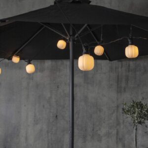 Svítidlo STAR TRADING černá/bílá satinovaná plast