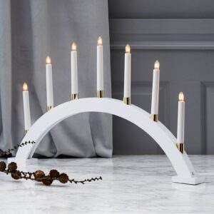 Svítidlo STAR TRADING bílé dřevo