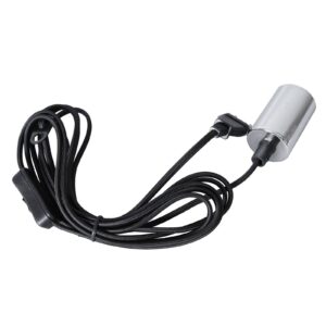 Svítidlo STAR TRADING černá/stříbrná kov/plast