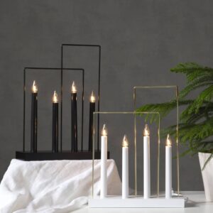 Svítidlo STAR TRADING bílé dřevo/kov/plast