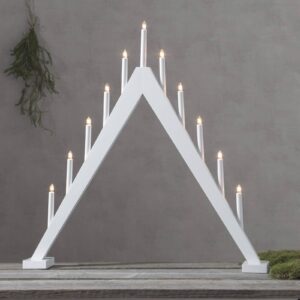 Svítidlo STAR TRADING bílé dřevo