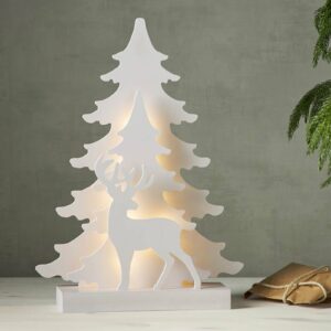 Svítidlo STAR TRADING bílá dřevo