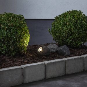 Svítidlo STAR TRADING šedá/černá plast