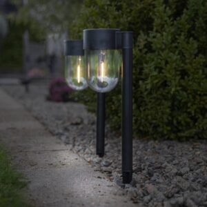 Svítidlo STAR TRADING černá/transparentní plast