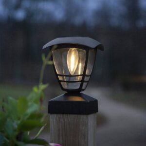 Svítidlo STAR TRADING černá/transparentní plast