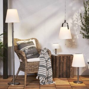 Svítidlo STAR TRADING bílá/stříbrná plast/kov/nerezová ocel