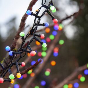 Svítidlo STAR TRADING černá/barevná plast