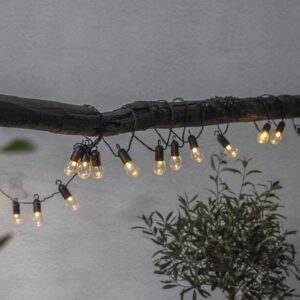 Svítidlo STAR TRADING černá/transparentní plast