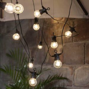 Svítidlo STAR TRADING černá/průhledná plast