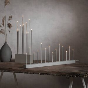 Svítidlo STAR TRADING šedá borové dřevo/železo