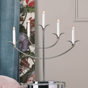 Svítidlo STAR TRADING chrom ocel/plast