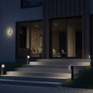 Svítidlo STEINEL antracit/bílá hliník/plast