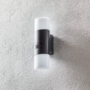 Svítidlo STEINEL antracit/bílá hliník/plast