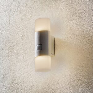 Svítidlo STEINEL stříbrný/bílý hliník/plast