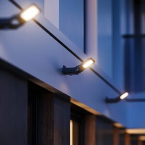 Svítidlo STEINEL antracit/čirá hliník/sklo