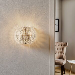 Svítidlo Schuller Valencia chrom/čirá kov/křišťál