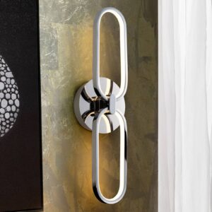 Svítidlo Schuller Valencia chrom/bílá opálová hliník/silikon