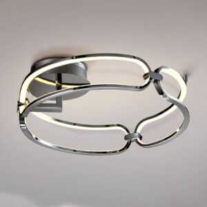 Svítidlo Schuller Valencia chrom/bílá opálová hliník/silikon