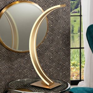 Svítidlo Schuller Valencia zlatá/opálová bílá kov/hliník/silikon