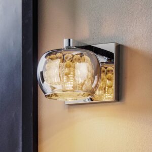 Svítidlo Schuller Valencia chrom/čirá kov/sklo/křišťálové sklo