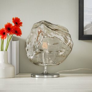 Svítidlo Schuller Valencia chrom/průhledný kouř kov/sklo