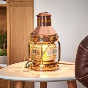 Svítidlo Sea-Club měď/mosaz/průhledná kov/sklo