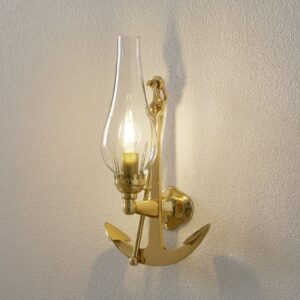 Svítidlo Sea-Club mosaz/průhledná mosaz/sklo