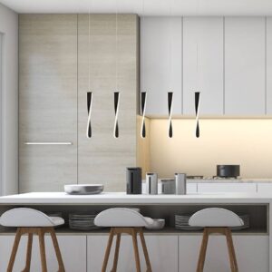 Svítidlo Searchlight matná černá/bílá ocel/silikon/hliník