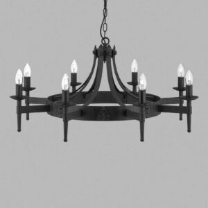 Svítidlo Searchlight černá železo