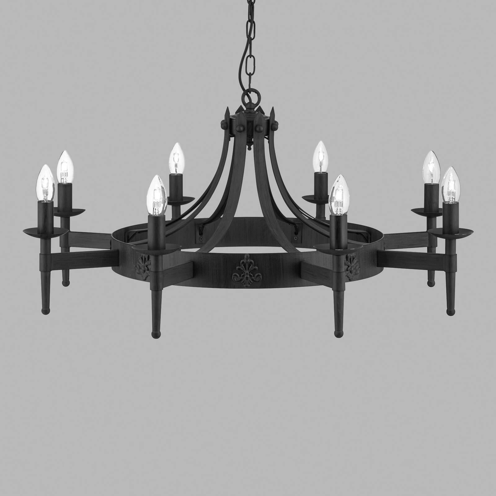 Svítidlo Searchlight černá železo