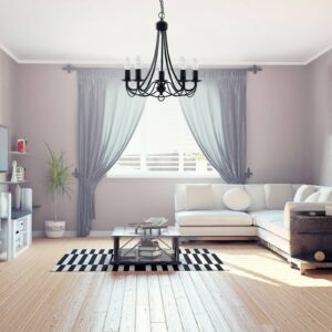 Svítidlo Searchlight černá matná kov