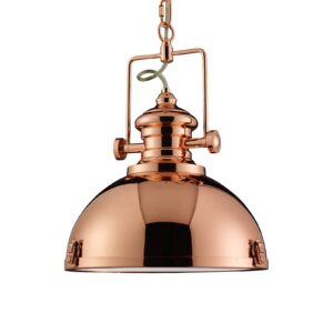 Svítidlo Searchlight měděná/čirá kov/akryl