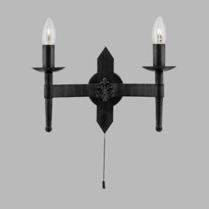 Svítidlo Searchlight černá železo