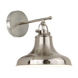 Svítidlo Searchlight stříbrný satén ocel