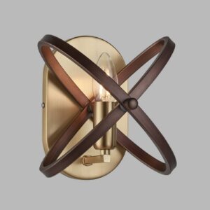 Svítidlo Searchlight mosaz/bronze konstrukční ocel