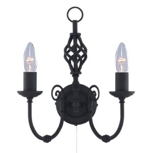 Svítidlo Searchlight černé kov