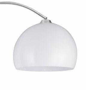 Svítidlo Searchlight chrom/černá/bílá kov/mramor/plast