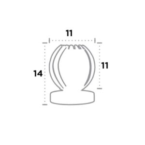 Svítidlo Searchlight kouřově šedá/chrom ocel/sklo/akryl