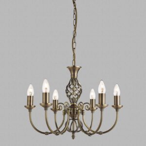 Svítidlo Searchlight starožitná mosaz kov