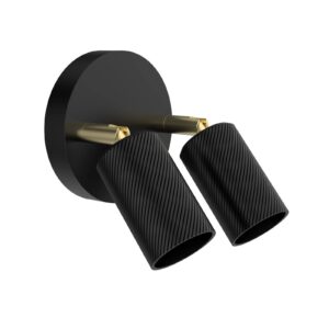 Svítidlo Segula černá/mosaz hliník/mosaz/plast