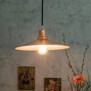 Svítidlo Segula měď/bílá kov