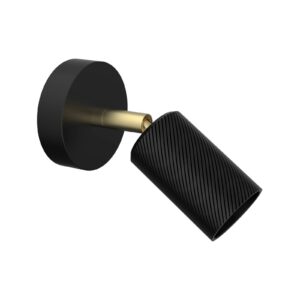 Svítidlo Segula černá/mosaz hliník/mosaz/plast